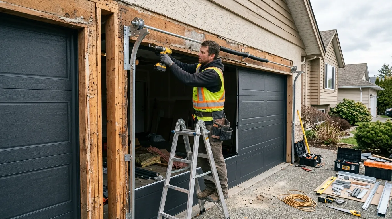 Garage door work by Hollywood Garage Door Co in Hollywood, FL